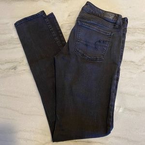 American Eagle Super Stretch Skinny Jeans Black